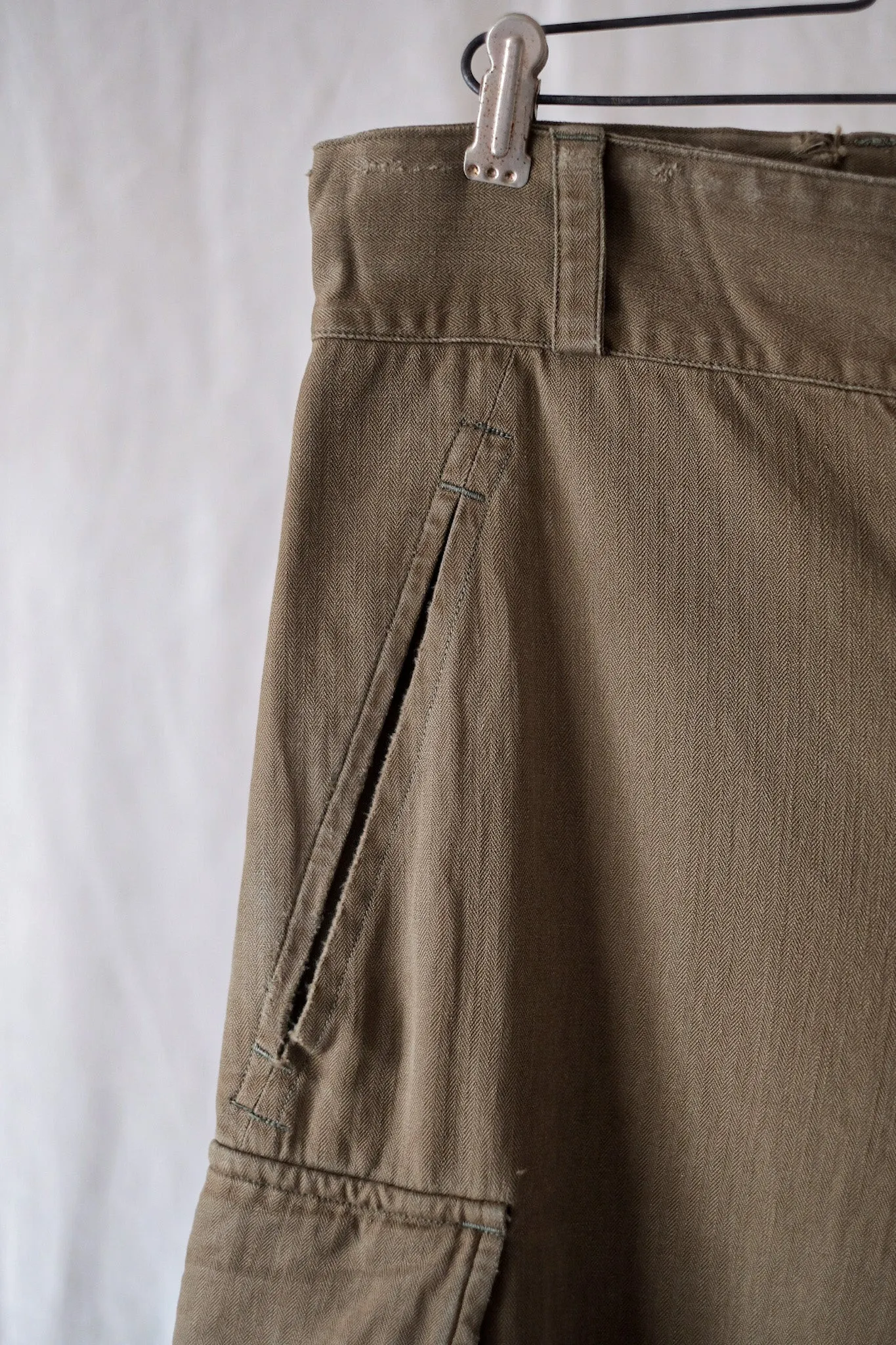 [~ 50's] French Army M47 Taille des pantalons de terrain.21