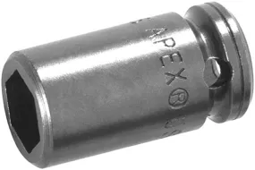 Apex M-8MM11 Douille à chocs magnétique 5mm x 6 pans courte à prise 1/4"