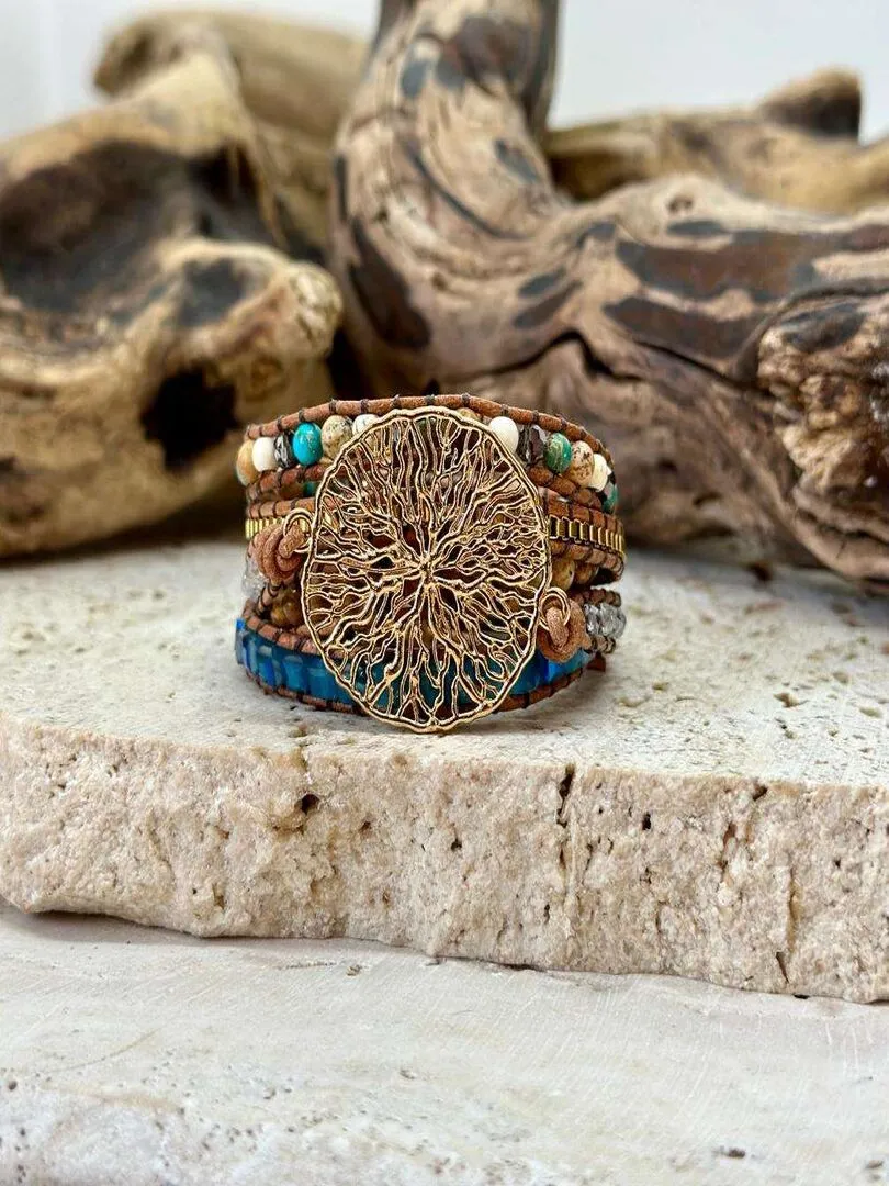Bracelet lumière et harmonie - Bleu