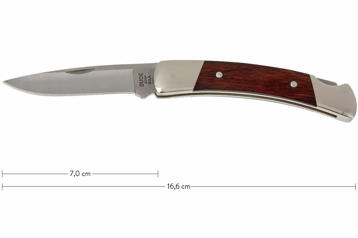 Buck 501 Squire 0501RWS-B, bois de rose, avec étui