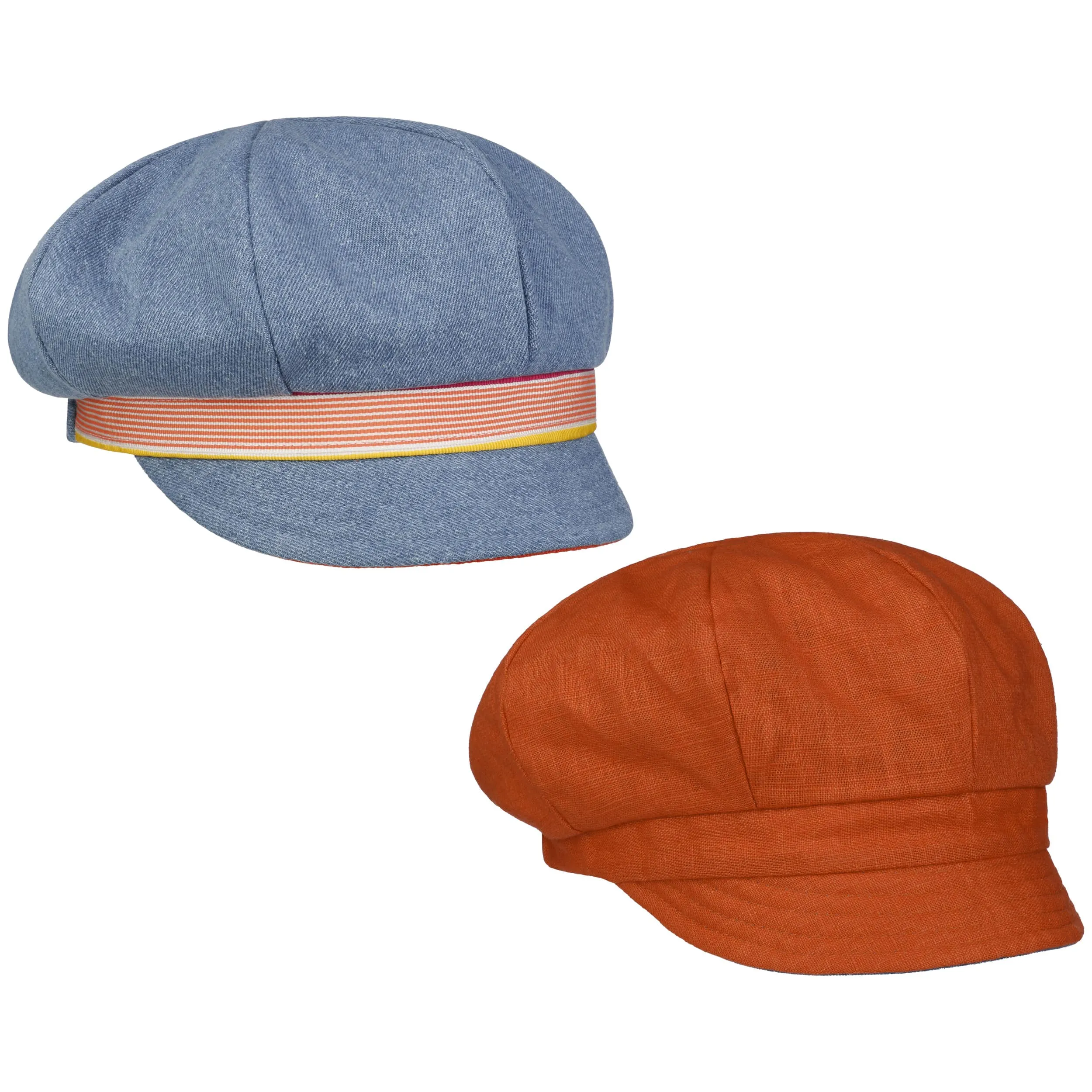 Casquette Gavroche Réversible Denim by bedacht --> Chapeaux, casquettes & bonnets en ligne ▷ Chapeaushop