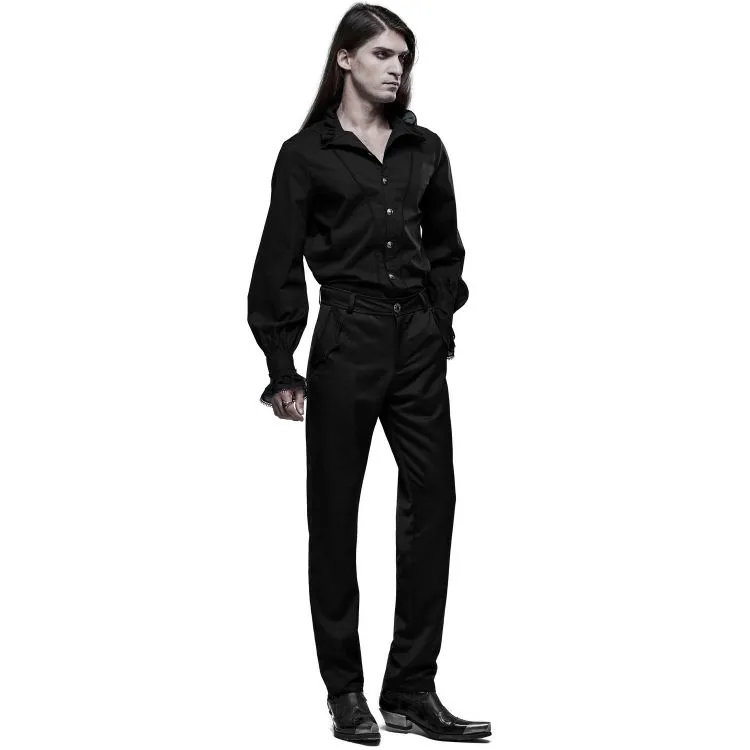 Chemise Victorienne 'Asmodeus' Noire