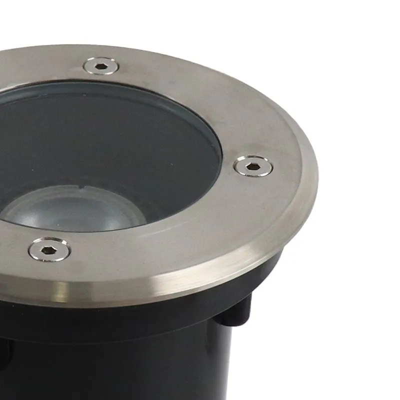 Chromen grondspot, Clenton, aluminium, IP44