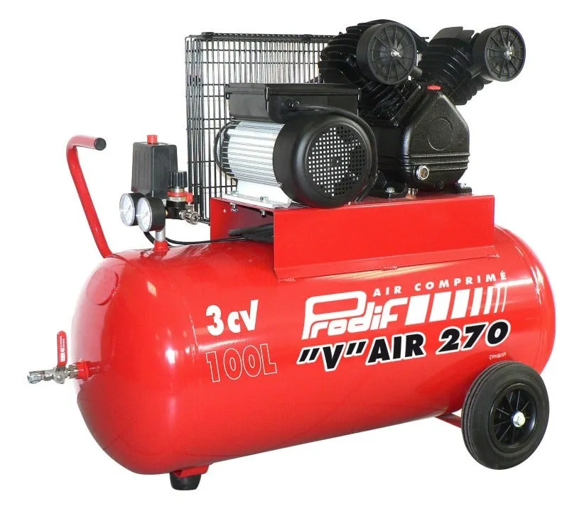 Compresseur d'air 100L 3CV PRODIF