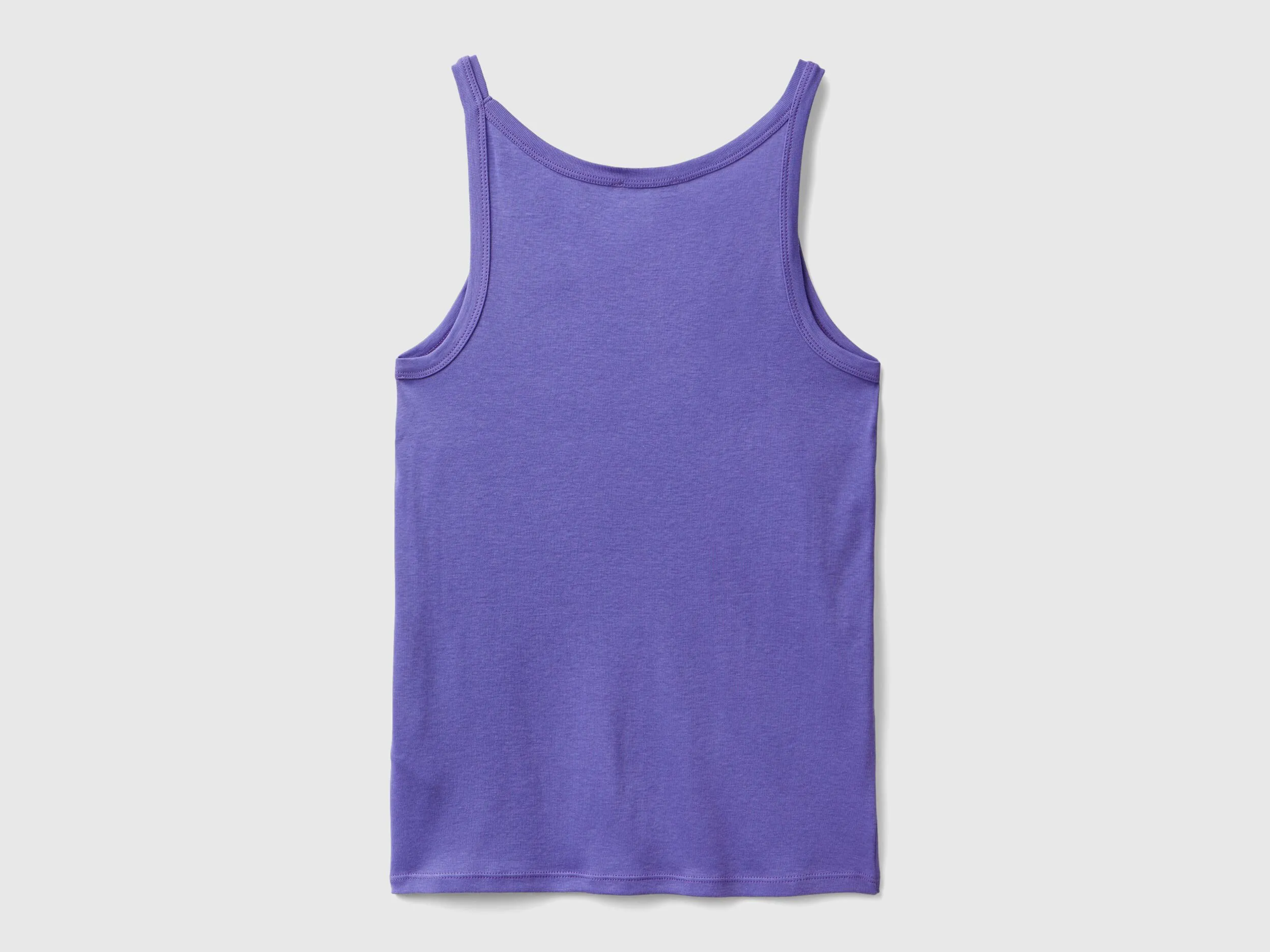Débardeur violet en pur coton