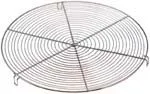 Grille inox ronde avec pieds