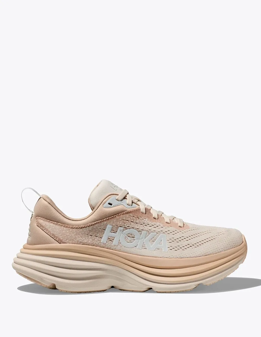 Hoka Bondi 8 Beiges Hombre