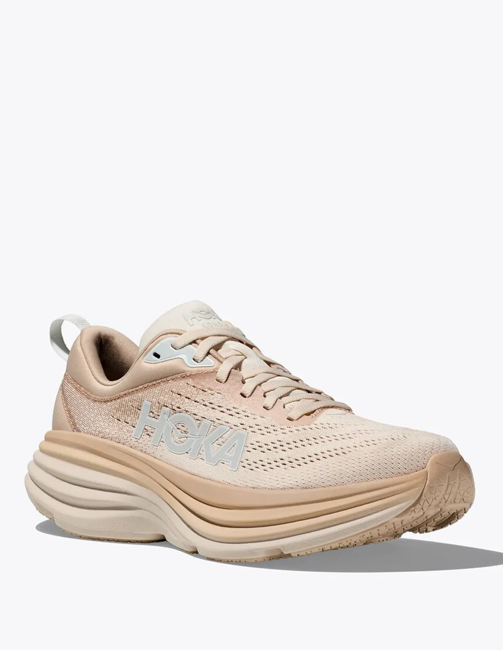 Hoka Bondi 8 Beiges Hombre