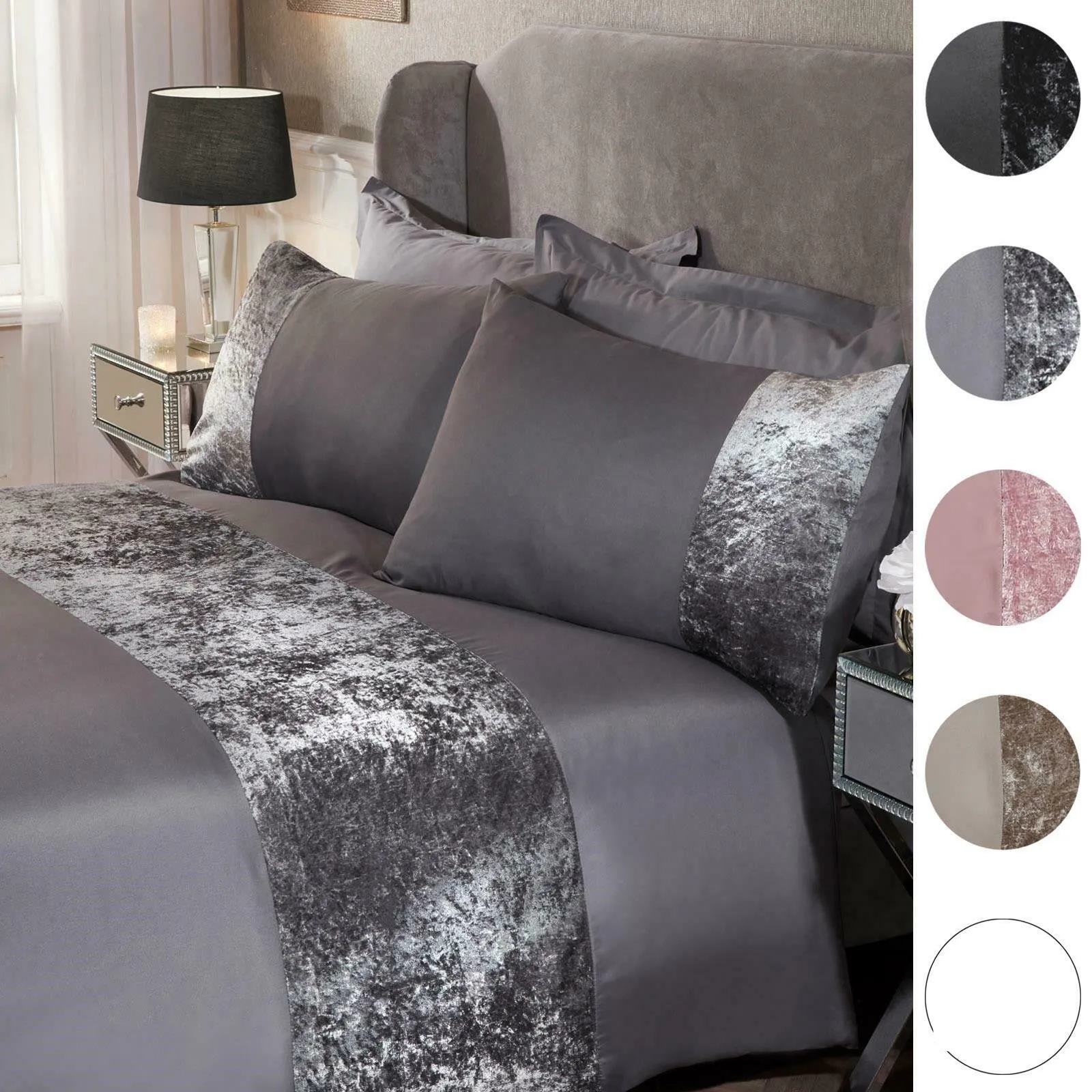 Housse De Couette Panneau En Velours Vintage