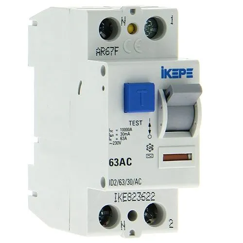 Interrupteur différentiel IKEPE 63A 30mA type AC 230V