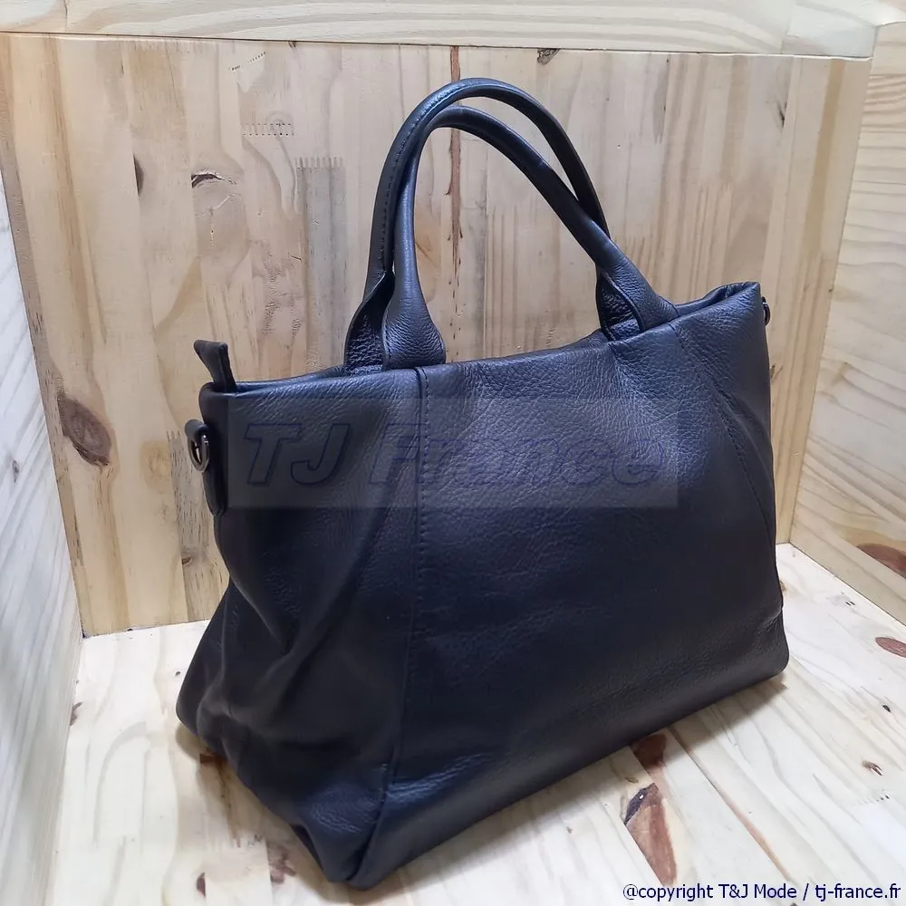 Katana Paris 89813 - Sac à main femme en cuir de vachette souple