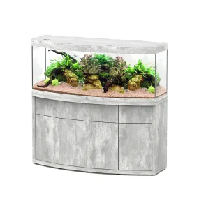 Meuble avec aquarium Sublime Horizon en bois béton - 150,2x53,7x83 cm