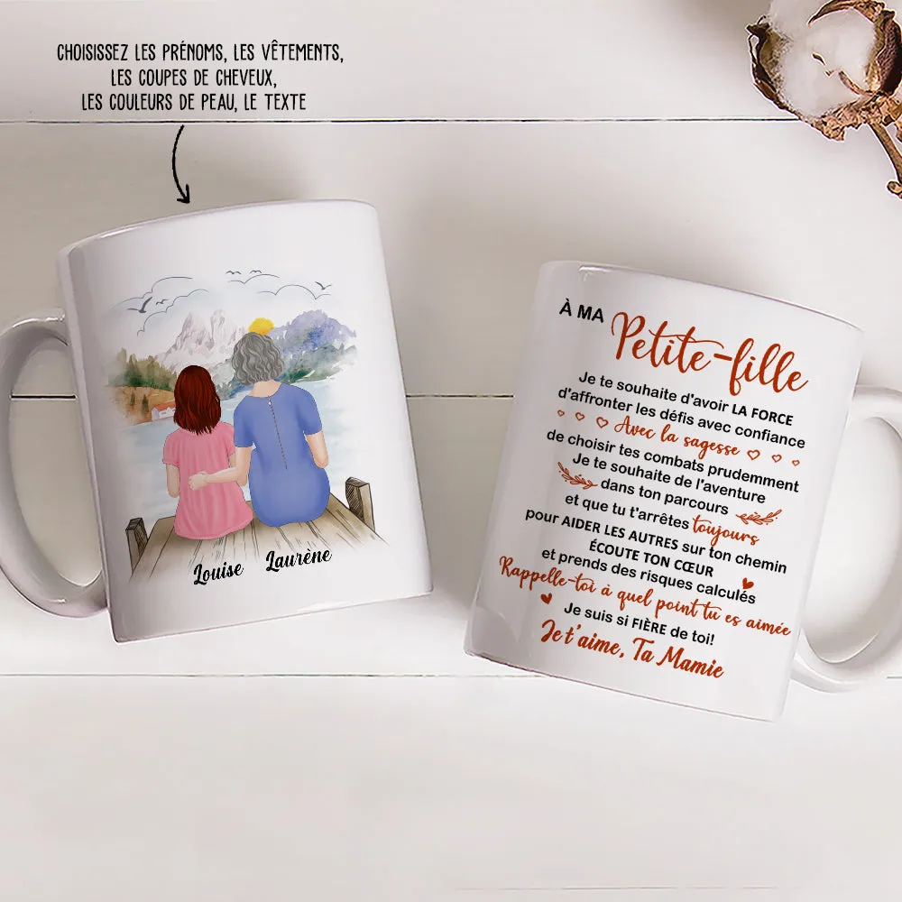 Mug Personnalisé - À Ma Petite Fille - Écoute Ton Coeur