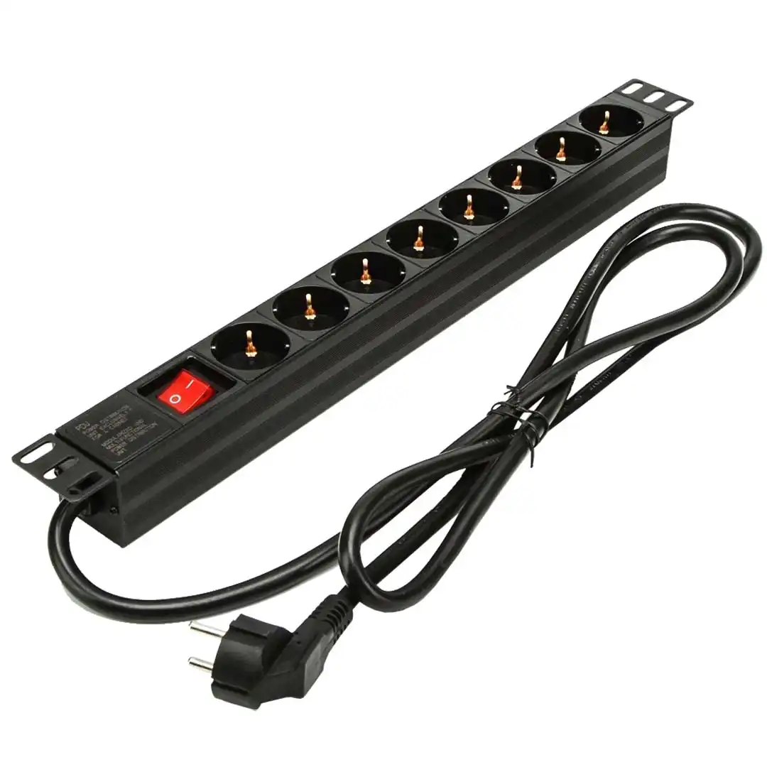 Multiprise 8 prises 19 inch rackable 