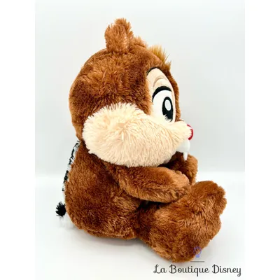 Peluche Tac Big Feet Disney Store 2022 Tic et Tac écureuil marron 30 cm