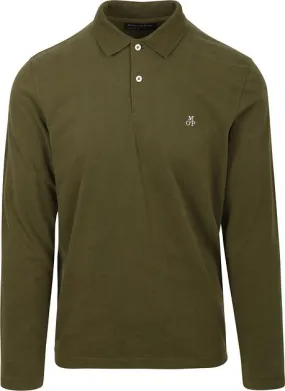 Poloshirt Marc O'Polo Manches Longues Vert 331204255058-478 