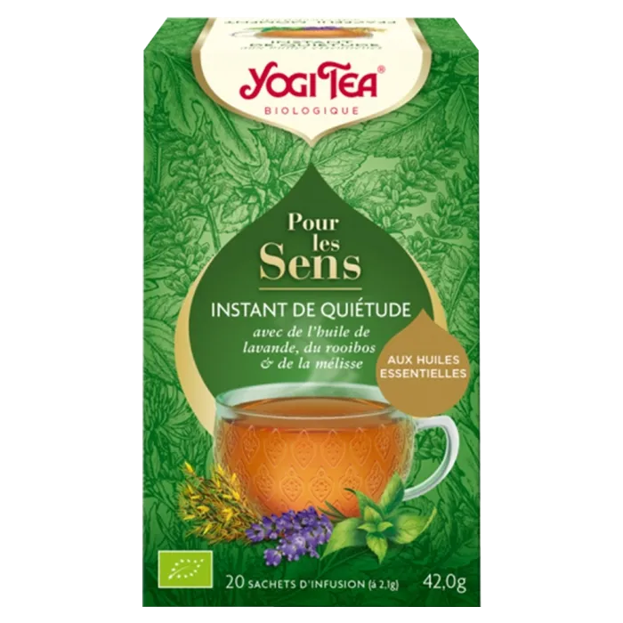 POUR LES SENS - Instant de Quiétude, 20 sachets | Yogi-tea  - Parapharmacie Boticinal