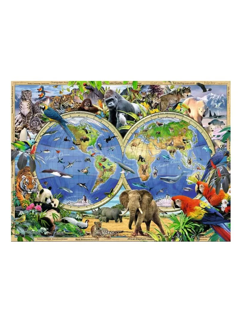 Puzzle Monde sauvage 300 pieces - N/A
