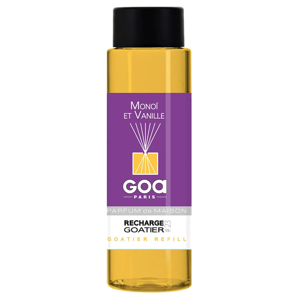 Recharge pour diffuseur monoï vanille 250ml - GOA 
