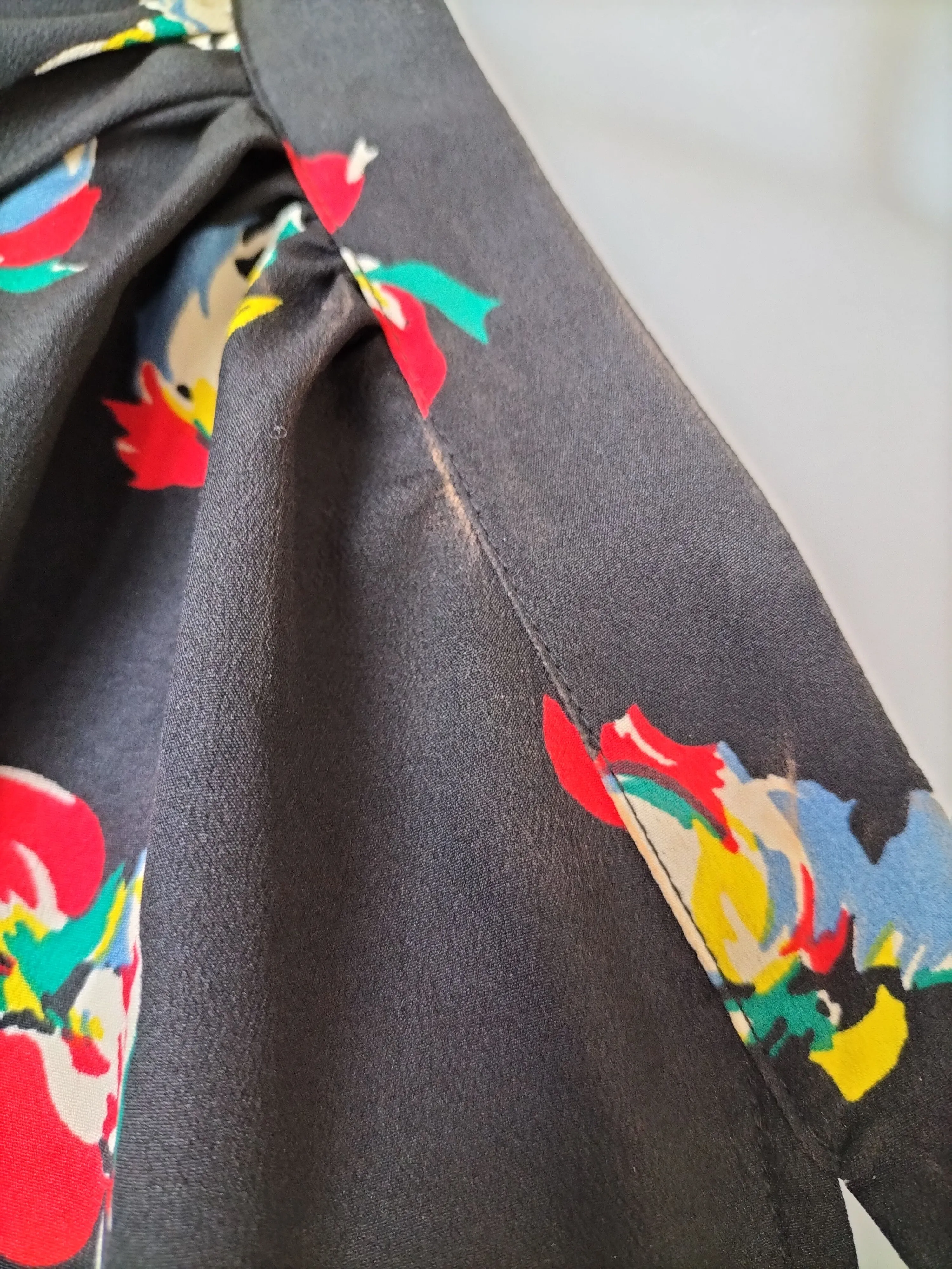 Robe noire à volants - Ralph Lauren - T XXL (T. 6)