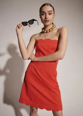 Robes TARA JARMON Femme | Robe Raoul rouge en coton