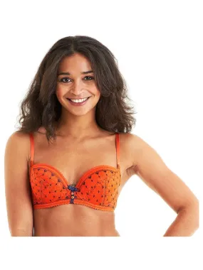 Soutien-gorge ampliforme coque moulée PAMPLEMOUSSE - Pomm'Poire - Orange