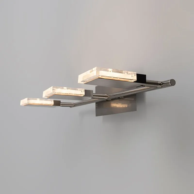 Spot Robo 3 LED acier