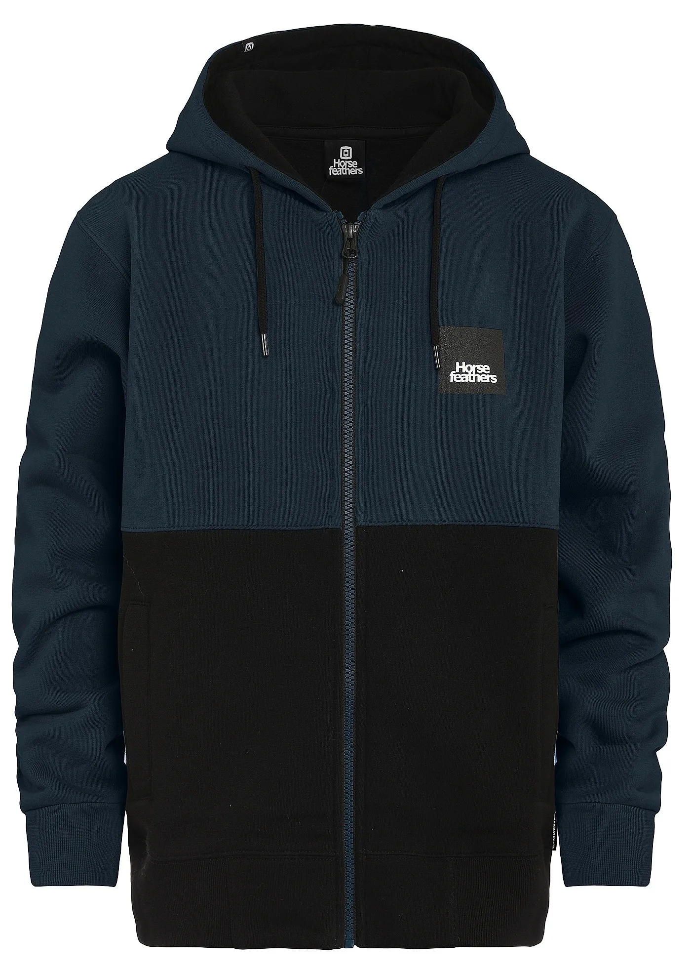 sweat-shirt Horsefeathers Jordan II Zip - Pond - unisex junior