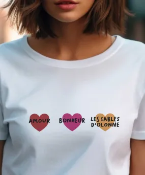 T-Shirt Amour bonheur Les Sables-d'Olonne