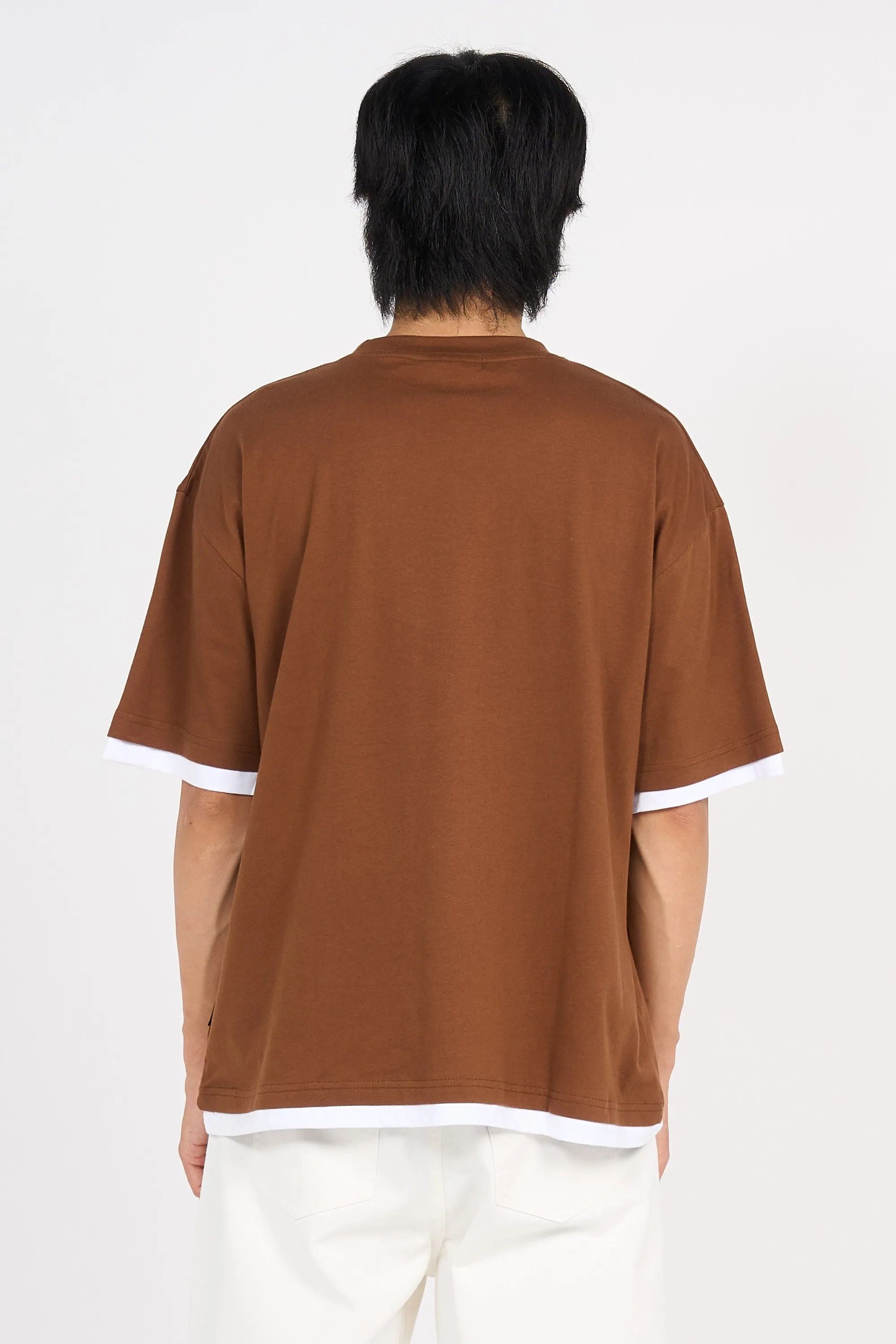 T-shirt Marron Wasted - Homme | Citadium