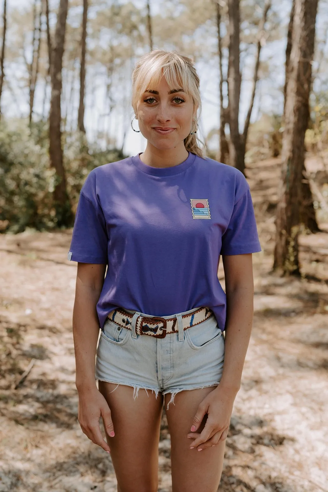 TOP PURPLE LOVE — OH LES JOLIS | Marque française de T-shirts, sweat shirts et accessoires 100% coton biologique.